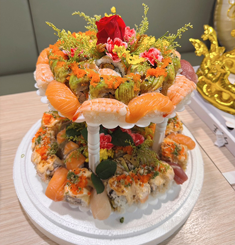 禾田屋壽司蛋糕打卡照片 2